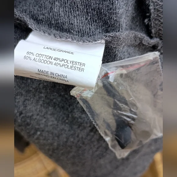 Disney Charcoal Hoodie with Mickey Graphic With Built In Headphones_Large - Picture 4 of 5